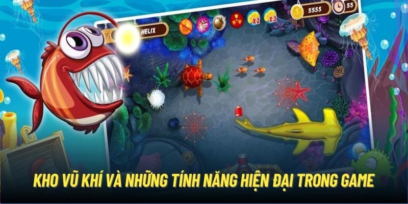 Kho vũ khí và những tính năng hiện đại trong game